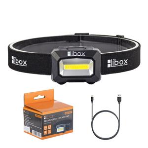 Libox LB0107 flashlight Black Headband flashlight LED