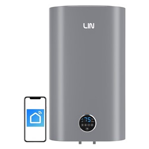LIN LIFVD1 80L grey electric boiler with WI-FI