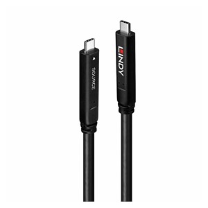 Lindy 15m USB 3.2 Gen 2 & DP 1.4 Type C Hybrid Cable