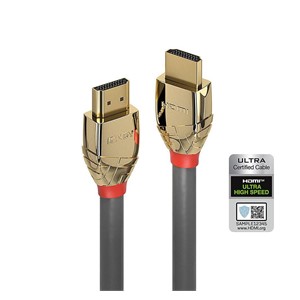 Lindy 1m Ultra High Speed HDMI Cable, Gold Line