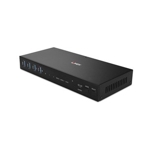 Lindy 2 Port Dual Head HDMI 4K60, USB 3.0 KVM Switch
