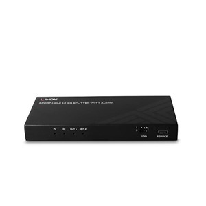 Lindy 2 Port HDMI 8K60 Splitter with Audio