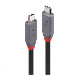 Lindy 2m USB 4 240W Type C Cable, Anthra Line