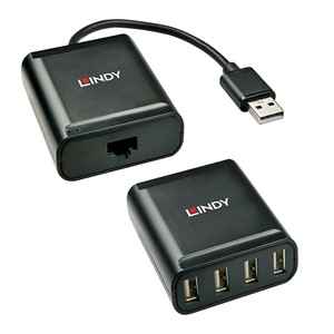 Lindy 60m 4 Port USB 2.0 Cat.6 Extender
