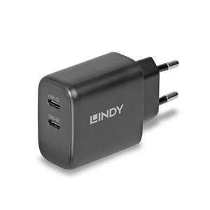 Lindy 65W USB 2 x Type C GaN Charger