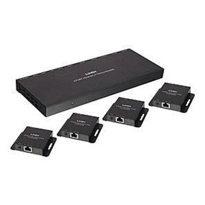 Lindy 70m Cat.6 4 Port HDMI 4K30 and IR Splitter Extender with Loop Out