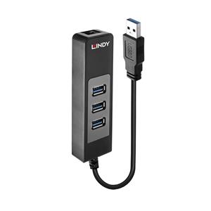 Lindy USB 3.0 Hub and Gigabit Ethernet Converter 2