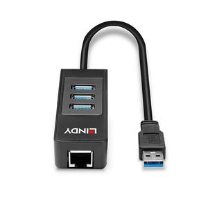 Lindy USB 3.0 Hub and Gigabit Ethernet Converter 5