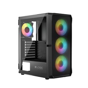 Logic PORTOS ARGB MINIDI USB 3.0 Case Black 2