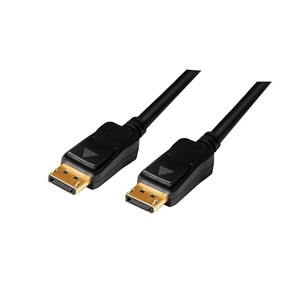 LogiLink CV0113 DisplayPort cable 15 m Black