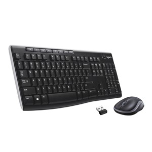 Logitech 920-004508 keyboard Mouse included Home RF Wireless QWERTY US International Black