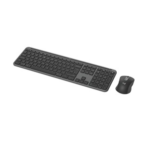Logitech 920-012490 keyboard Mouse included Office RF Wireless + Bluetooth QWERTY US International Graphite