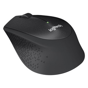 Logitech B330 Silent Plus Wireless Mouse, Black