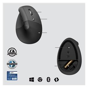 Logitech Lift Vertical Ergonomic Mouse for Business 3