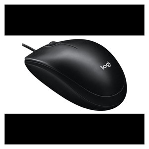 Logitech M100 Optical Mouse, Black