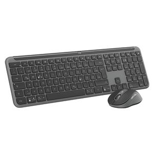 Logitech MK950 Signature for Business keyboard Mouse included Office RF Wireless + Bluetooth QWERTZ German Graphite 2