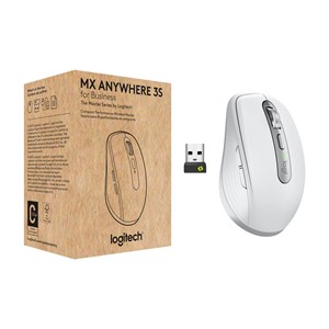 Logitech MX Anywhere 3S for Business mouse Office Right-hand RF Wireless + Bluetooth Laser 8000 DPI