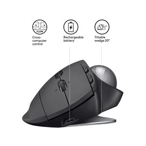 Logitech MX Ergo Mouse RF Wireless+Bluetooth 4