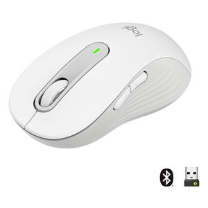 Logitech Signature M650 L Wireless mouse 2000 DPI, white