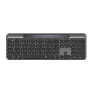 Logitech Signature Slim Solar+ K980 keyboard Universal RF Wireless + Bluetooth QWERTZ German Graphite