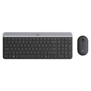 Logitech Slim Wireless Combo MK470, graphite SLO