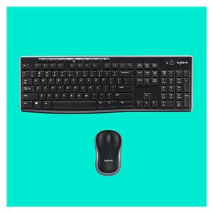 Logitech Wireless Combo MK270 keyboard Mouse included RF Wireless QWERTY US International Black, Silver 7