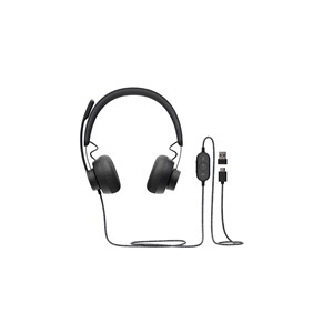 Logitech Zone Wired MSFT Teams - heads