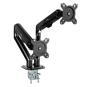Maclean 2 monitor mount, gas spring, 13-27, 7kg, black, MC-861N