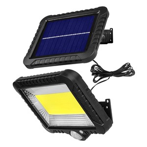Maclean Energy MCE438 Solar LED Floodlight with motion sensor, IP44, 5W, 400lm, 6000K cold white, lithium battery 1300 mAh, 5.5V DC
