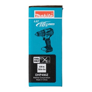 Makita DHP490Z power screwdriver /impact driver 1900 RPM Blue, Black