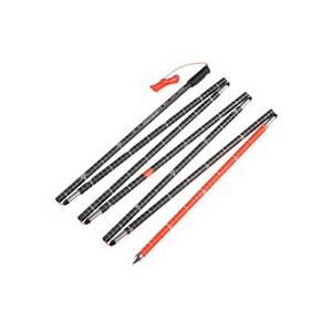 Mammut Carbon Probe 280 speed lock ski pole 2 pc(s) 2.8 m Black, Red