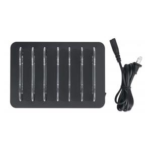 Manhattan Charging Station, 6x USB-A Ports, Outputs: 6x 2.4A, Smart IC, LED Indicator Lights, Black, Three Year Warranty, Box 6