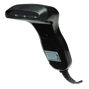 Manhattan Contact CCD Handheld Barcode Scanner, USB, 80mm Scan Width, Cable 152cm, Max Ambient Light: 3,000 lux (sunlight), Black, Three Year Warranty