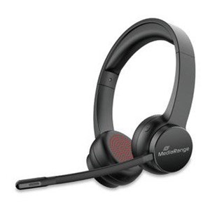 MediaRange MROS307 headphones /headset Wireless Head-band Calls /Music USB Type-C Bluetooth Black