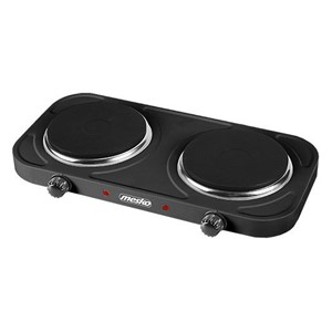 Mesko Home MS 6509 hob Black Countertop Sealed plate 2 zone(s)