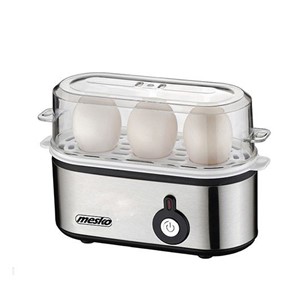 Mesko MS 4485 egg cooker 3 egg(s) 210 W Black,Silver,Transparent
