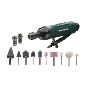 METABO PNEUMATIC STRAIGHT GRINDER DG 25 SET + ACCESSORIES