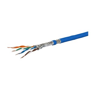 METZ CONNECT 1308427B34145 networking cable Blue 100 m Cat7a S /FTP (S-STP)