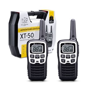 Midland XT50 Adventure two-way radio 24 channels 446.00625 - 446.09375 MHz Black, Grey