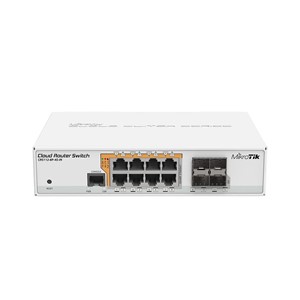 Mikrotik CRS112-8P-4S-IN network switch Gigabit Ethernet (10 /100 /1000) Power over Ethernet (PoE) White