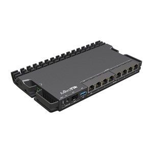 Mikrotik RB5009UPR+S+IN wired router 2.5 Gigabit Ethernet, Gigabit Ethernet Black