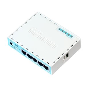 Mikrotik RB750GR3 wired router Gigabit Ethernet Turquoise, White