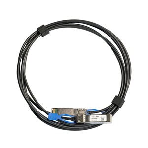Mikrotik XS+DA0003 InfiniBand /fibre optic cable 3 m SFP /SFP+ /SFP28 Black