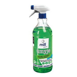 Mill Clean Wash liquid for cleaning windows, glass, mirrors, tiles with lily of the valley fragrance 1.22 L