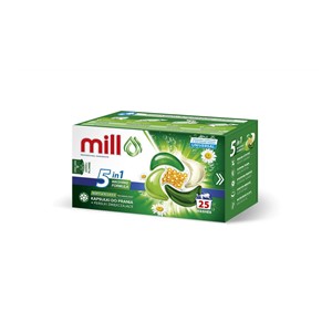 MILL PRO 5k laundry capsules + UNIVERSAL softening beads, 25 pcs
