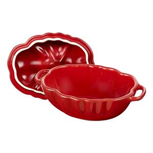 Mini Cocotte Ceramic Oval Tomato Staub - 500 ml, Red 3