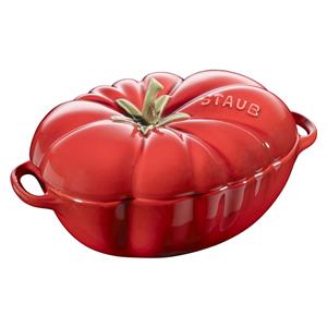 Mini Cocotte Ceramic Oval Tomato Staub - 500 ml, Red