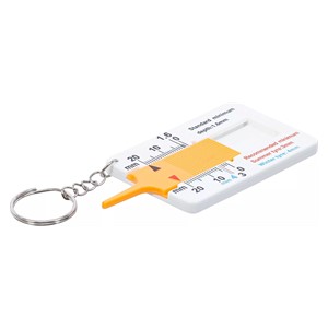 BGS Mjerač dubine profila | s privjeskom za ključeve | 0 - 20 mm