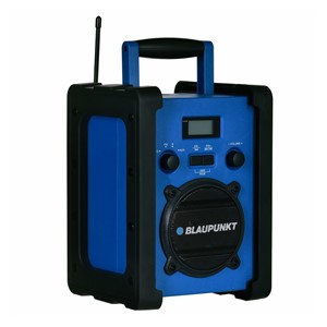 Mobile radio BLAUPUNKT PP30BT JOBSITE Construction radio Blue, Black