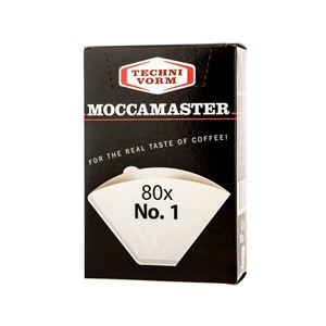 MOCCAMASTER Paper coffee filters Nr 1 disposable 80 pc(s)